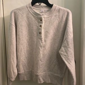 Henley crew neck